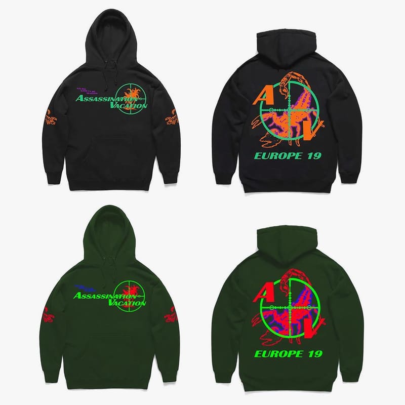 Assassination vacation deals tour hoodie