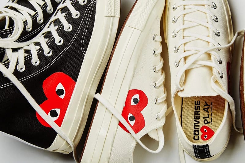 Converse x COMME des GAR ONS Play la collab vient de dropper par