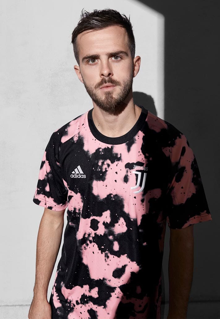 Maillot juventus rose online et noir