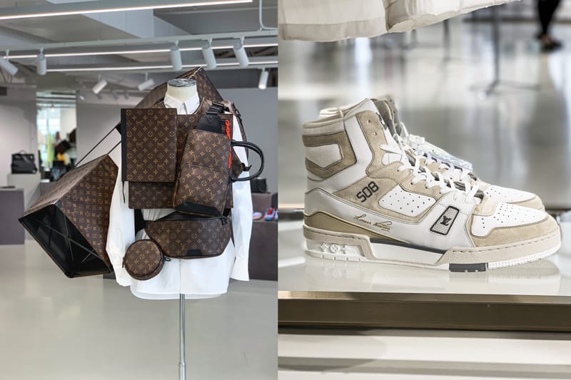 Louis Vuitton gros plan sur les pi ces du d fil Hypebeast