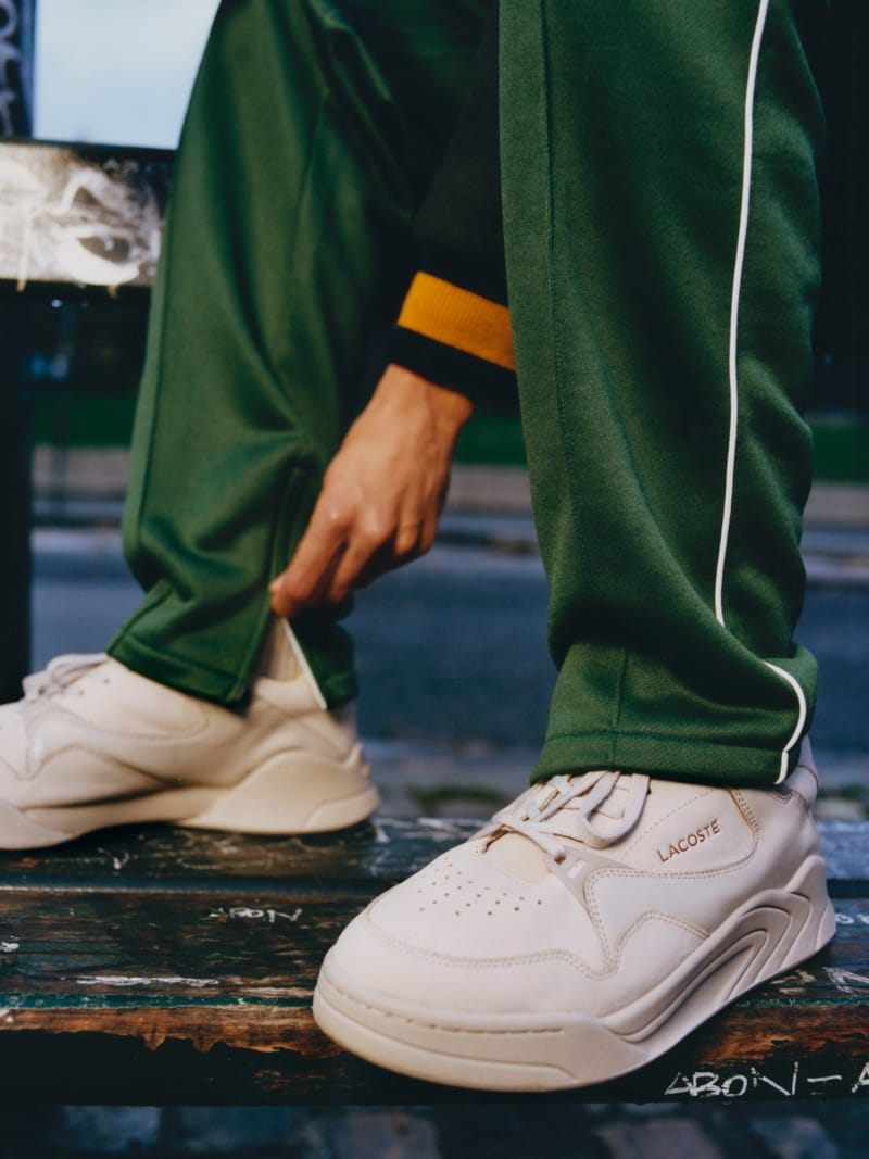 Lacoste court retailer slam vert