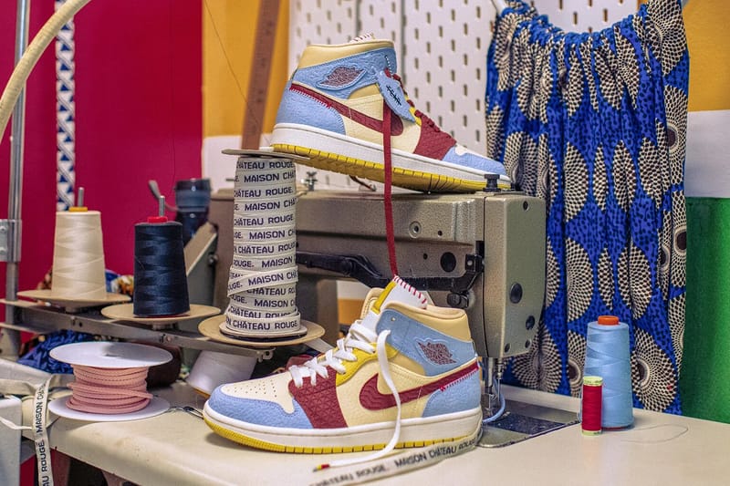 Jordan 1 maison chateau rouge pas cher online