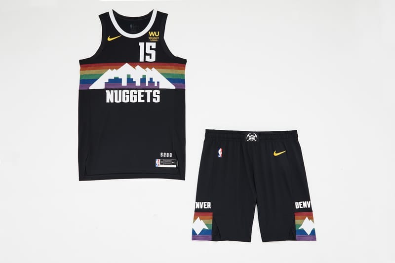 Maillot denver nuggets arc en ciel new arrivals
