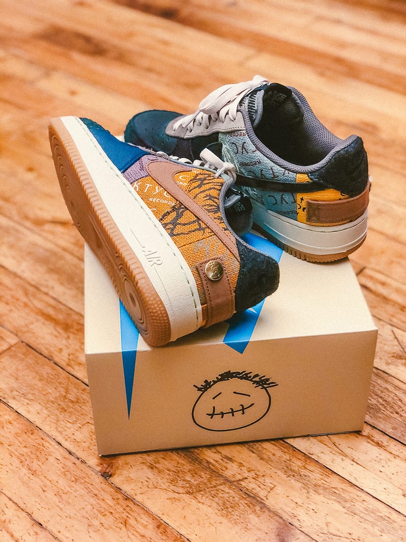 Nike af1 x travis scott online