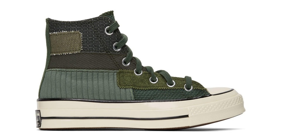 converse chuck 70 rubber patchwork