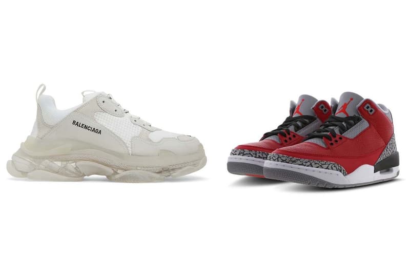 Balenciaga, Jordan, adidas... Sélection de sneakers HYPEBEAST