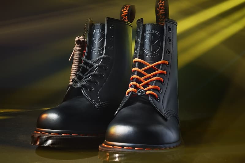 1460 beams x babylon smooth leather boots