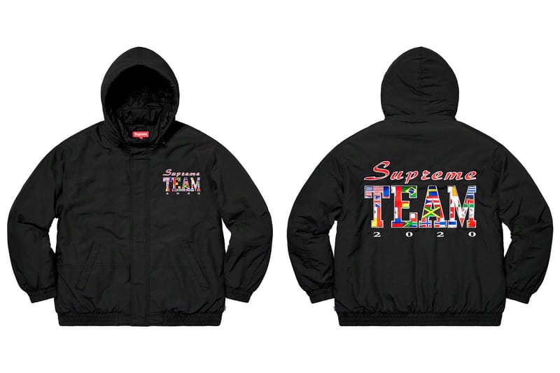 Supreme Plastron veste Schott hoodie Rammellzee La liste et