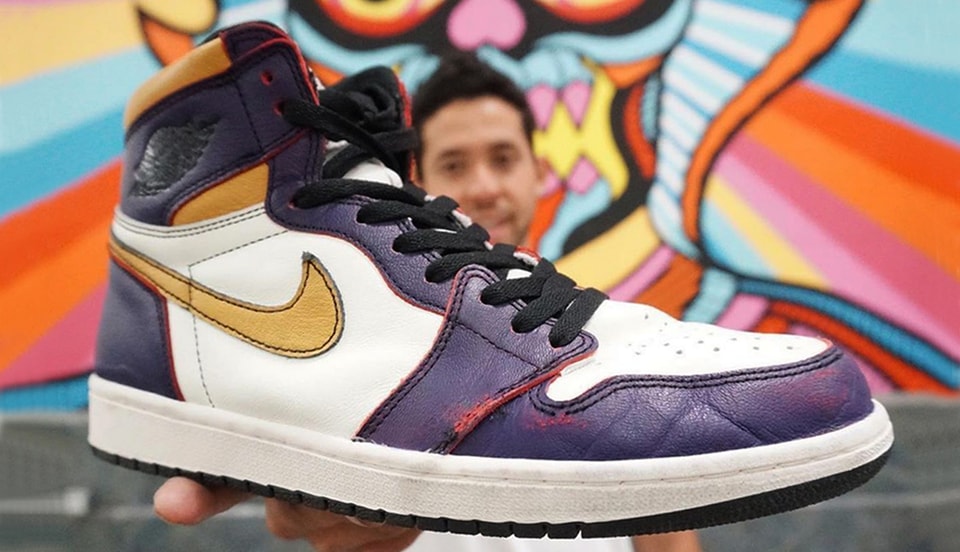 SEE HOW THE NIKE SB X AIR JORDAN 1 'LA TO CHICAGO' DUNKS SKATE | The