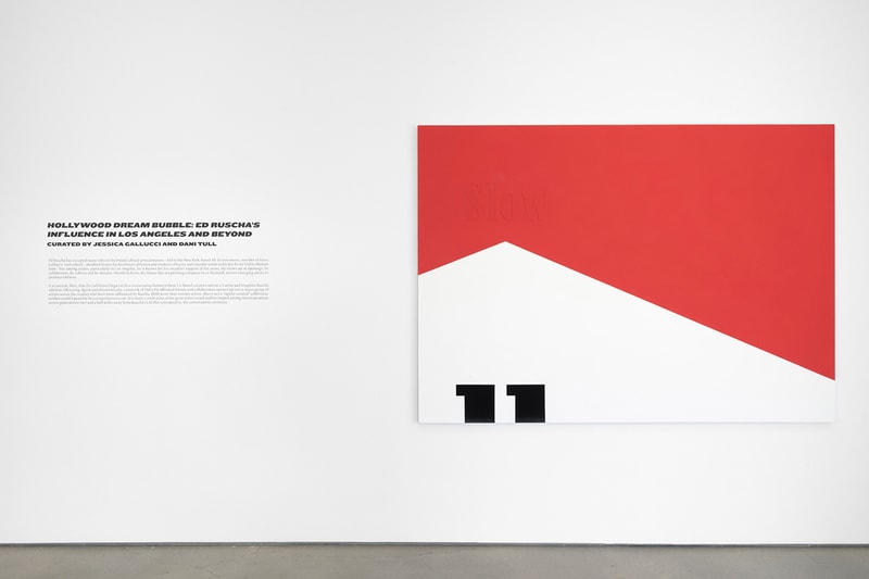 HOLLYWOOD DREAM BUBBLE Exhibition Ed Ruscha The Hole | Hypeart