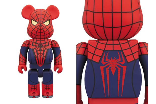 The Amazing Spider-Man x Medicom Toy 400% & 100% Bearbrick | Hypebeast