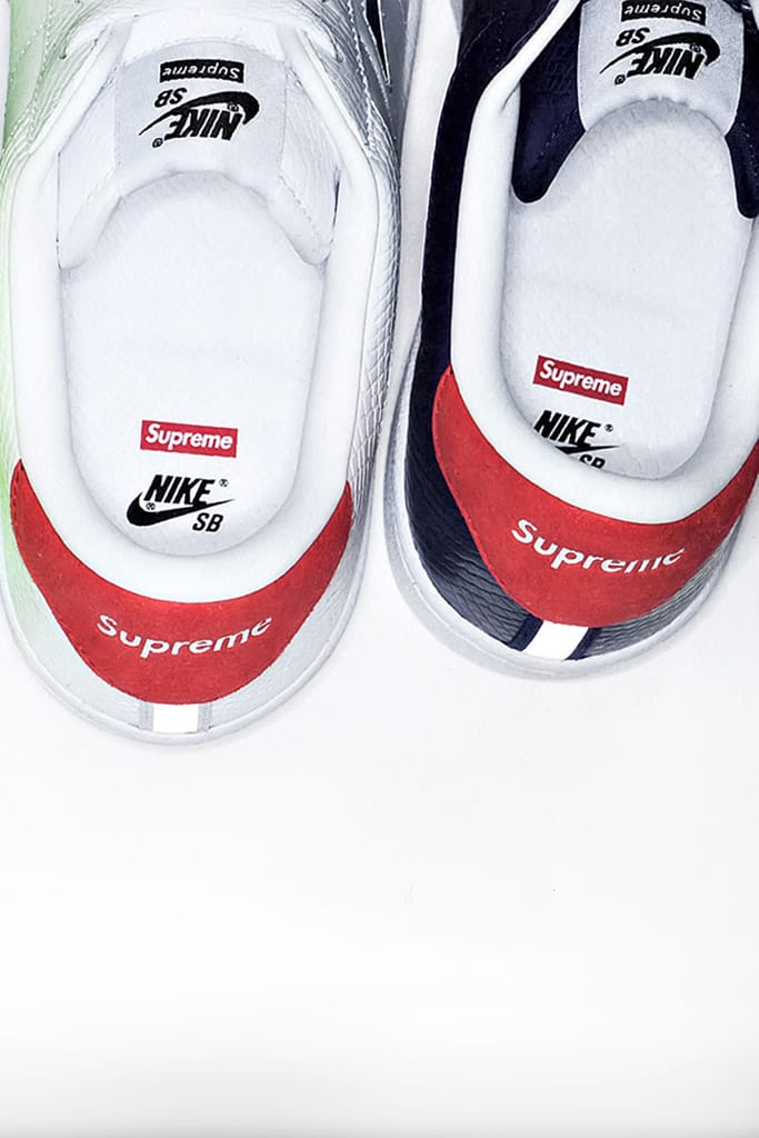 Supreme x Nike SB Tennis Classic 联名别注鞋履预览| Hypebeast