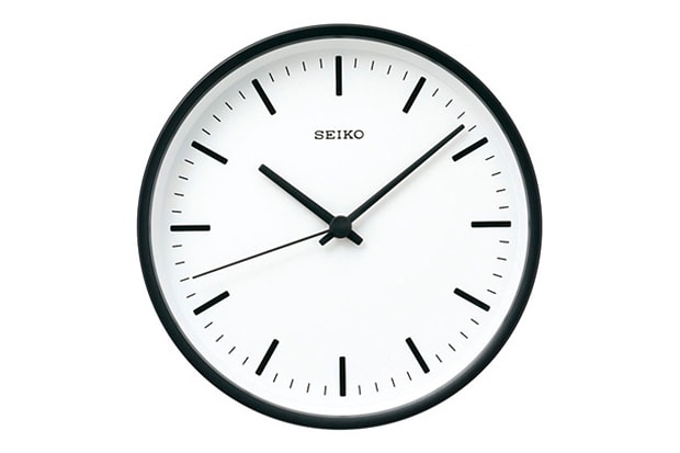 Seiko 与 Naoto Fukasawa 合作 Standard Wall Clock 极简挂钟 | Hypebeast