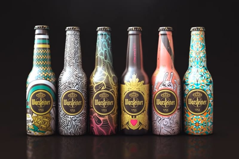 260 周年限量啤酒瓶德国著名啤酒厂商 warsteiner 多年来与艺术有著千