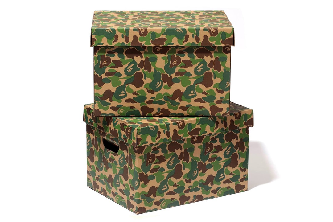 A Bathing Ape ABC 迷彩收纳箱 | Hypebeast