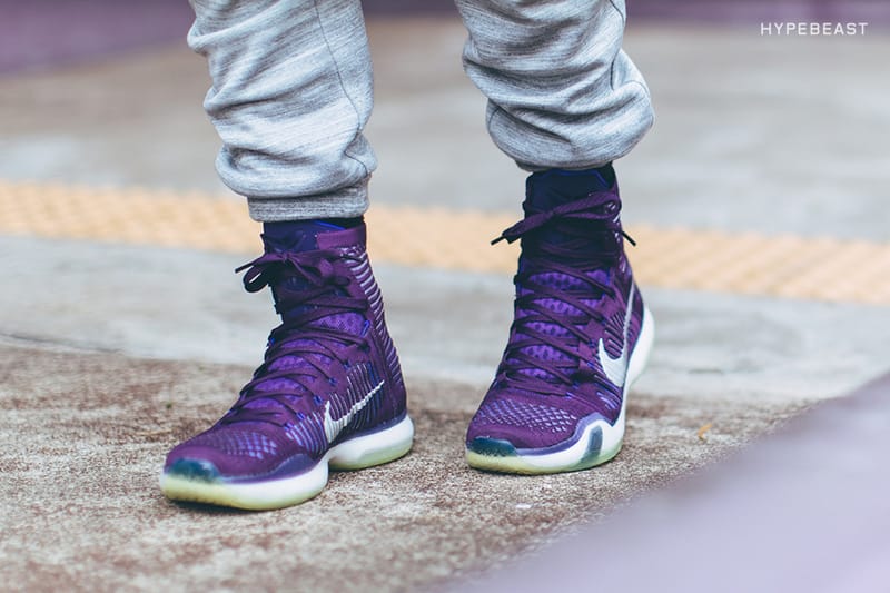シューズ(男性用) Kobe x Elite \"Grand Purple\" 28cm 近赏Nike Kobe X Elite「Grand Purple」配色| Hypebeast