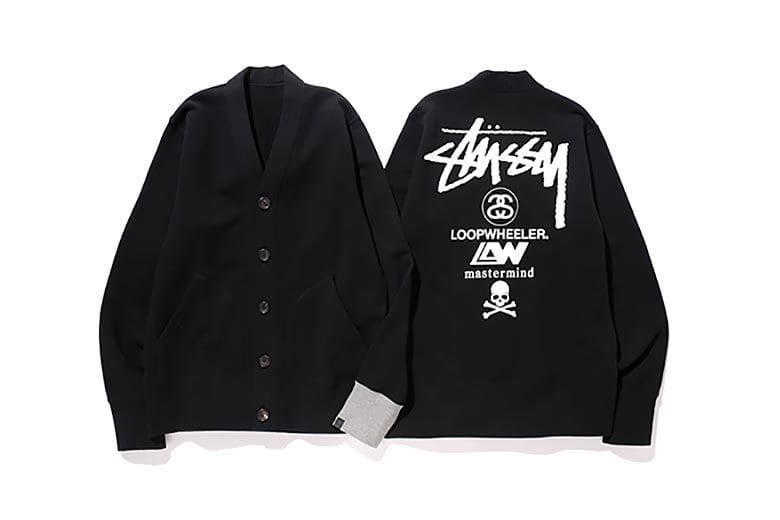 STUSSY×mastarmind×LOOPWHEELER カーディガン　M Stussy x mastermind JAPAN x Loopwheeler 2015 Spring/Summer