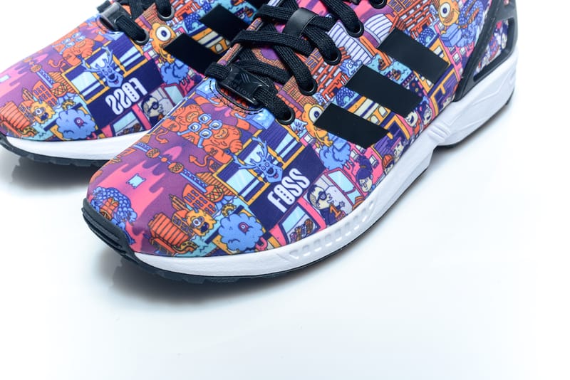 FOSS x adidas Originals ZX Flux「MONSTER」联名鞋款| Hypebeast