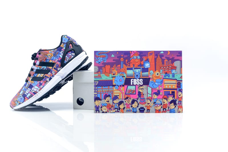 FOSS x adidas Originals ZX Flux「MONSTER」联名鞋款| Hypebeast