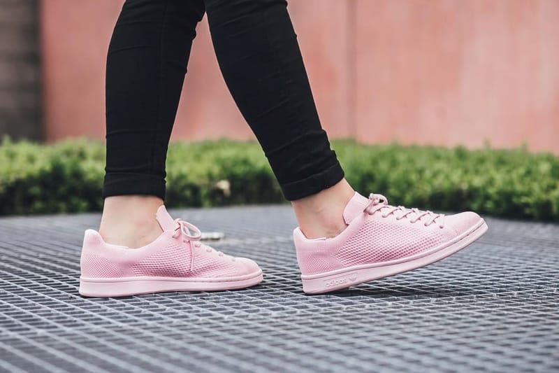 Stan smith primeknit pink online