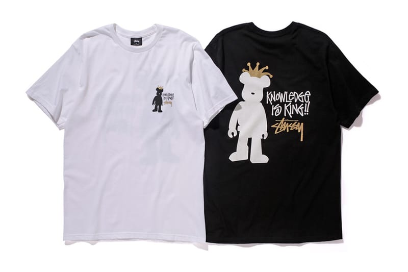 以Bearbrick 作主题！Medicom Toy 与Stussy 推出20 周年纪念T
