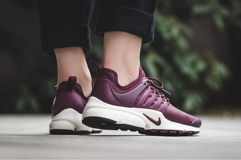 Nike air presto premium maroon hotsell