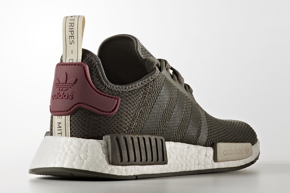 nmd maroon adidas