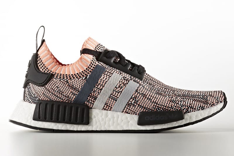 salmon adidas shoes nmd