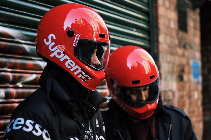 Supreme x Simpson Motorcycle Helmet | Hypebeast