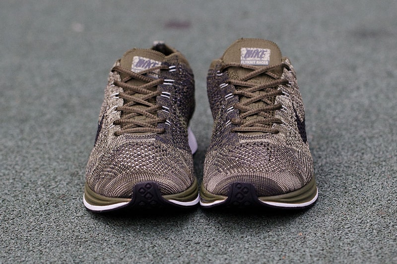 flyknit racer rough green