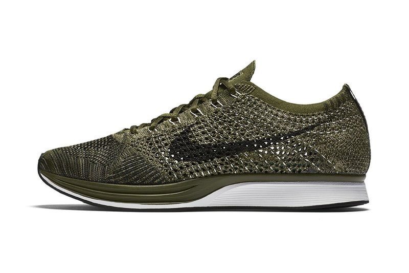 flyknit racer rough green