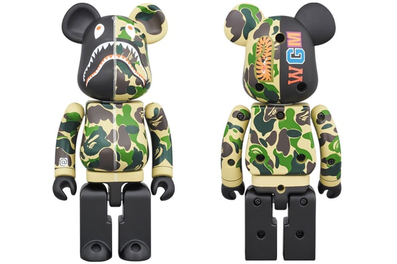 BAPE x Medicom Toy 全新超合金「ABC Camo Shark」BE@RBRICK | Hypebeast