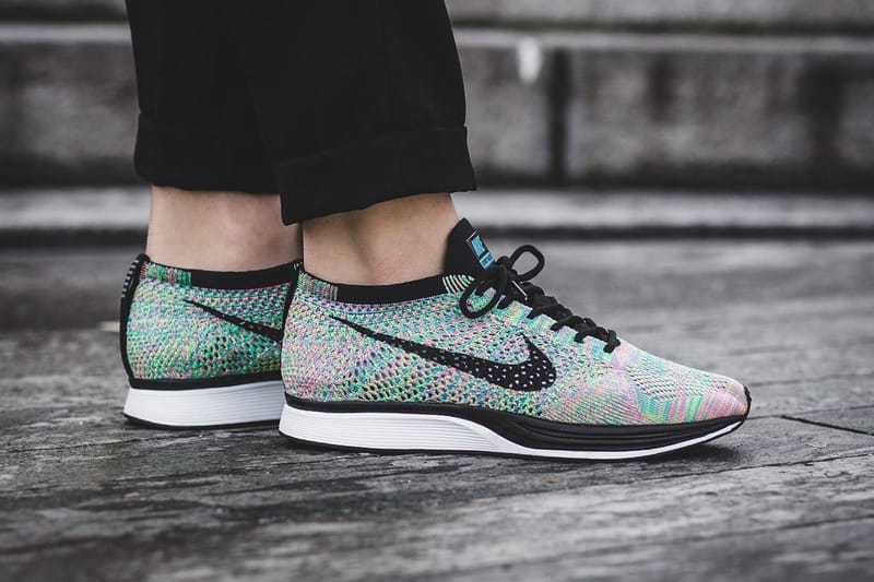 Nike flyknit multicolor on feet outlet