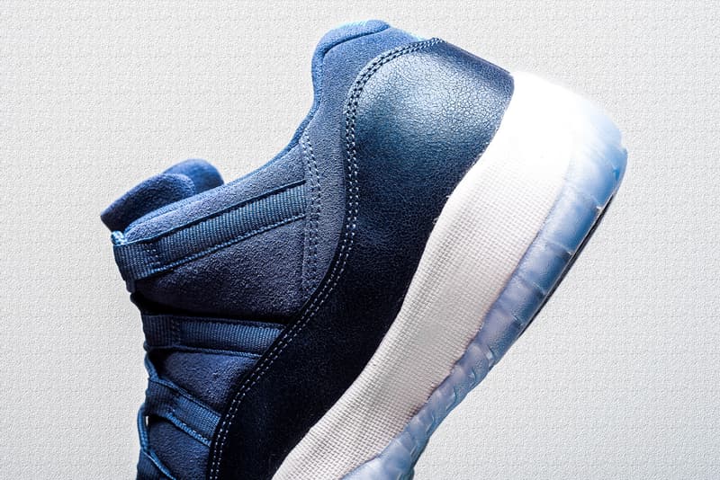 近赏airjordan11low全新bluemoon蓝调新色