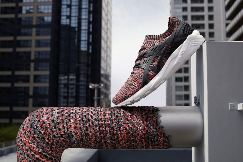 Asics tiger gel kayano trainer knit space dye top