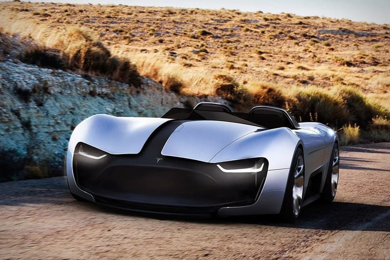 tesla roadster 敞篷超跑概念車設計曝光