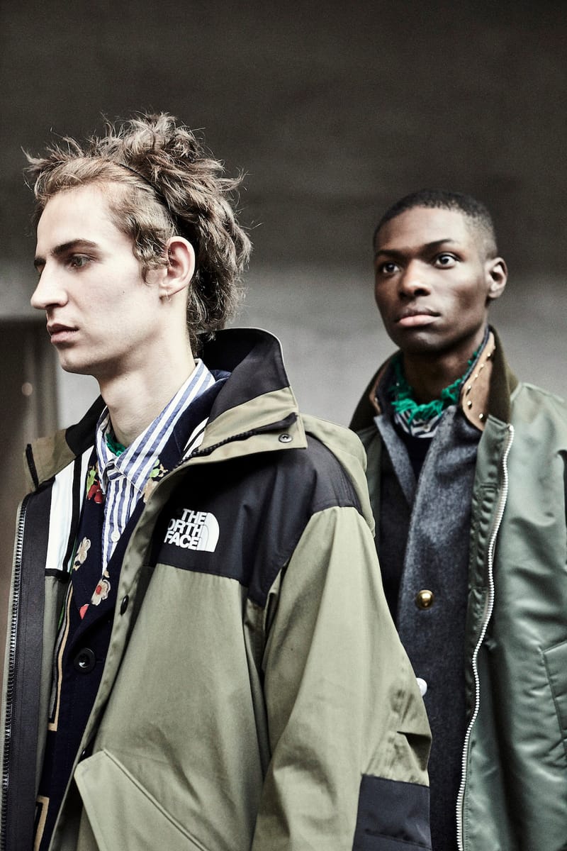 North face shop x sacai