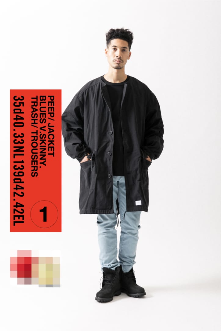 Wtaps 18Ss Bench Jacket Sukajan 181Tqdt-Jkm02 Navy Size S