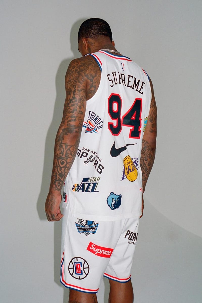 J.R. Smith 演绎全新Supreme x Nike x NBA 联名球衣系列| Hypebeast