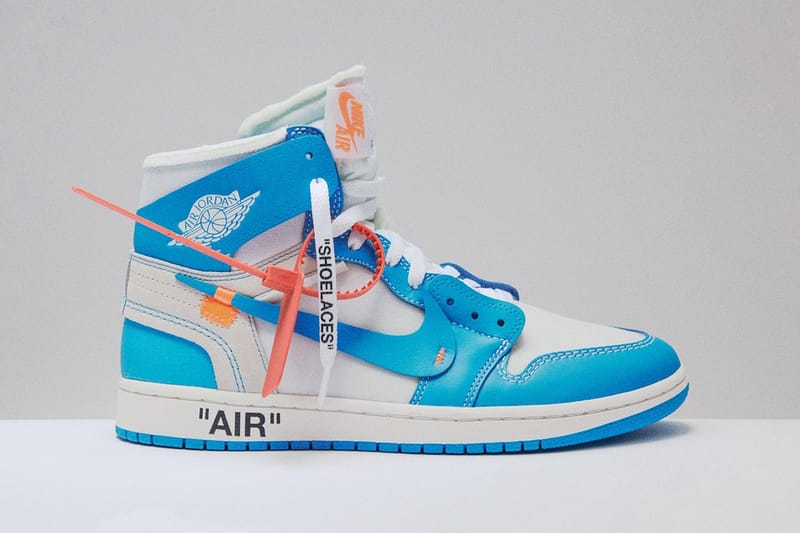 Off-White™ x Air Jordan 1「UNC」配色突击登陆Nike SNKRS | Hypebeast