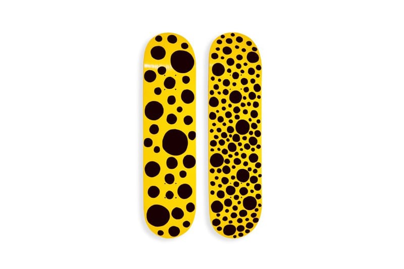 アートに乗って風を切る!? 草間彌生さんのスケートボードが発売に