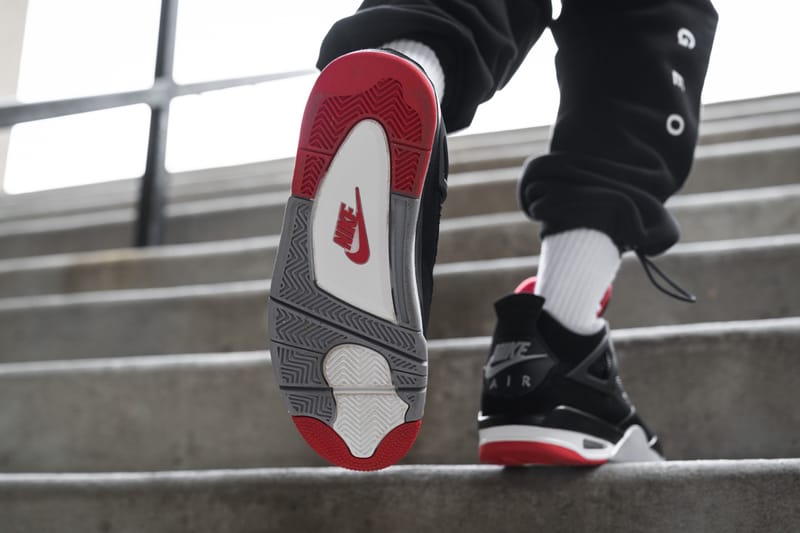 Air Jordan 4 Retro「Bred」最新复刻版本上脚预览| Hypebeast