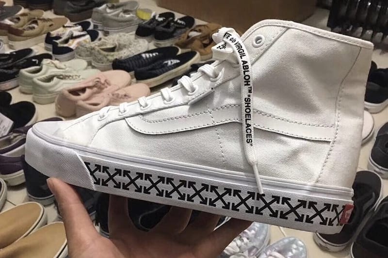 Off white 2025 vans sample