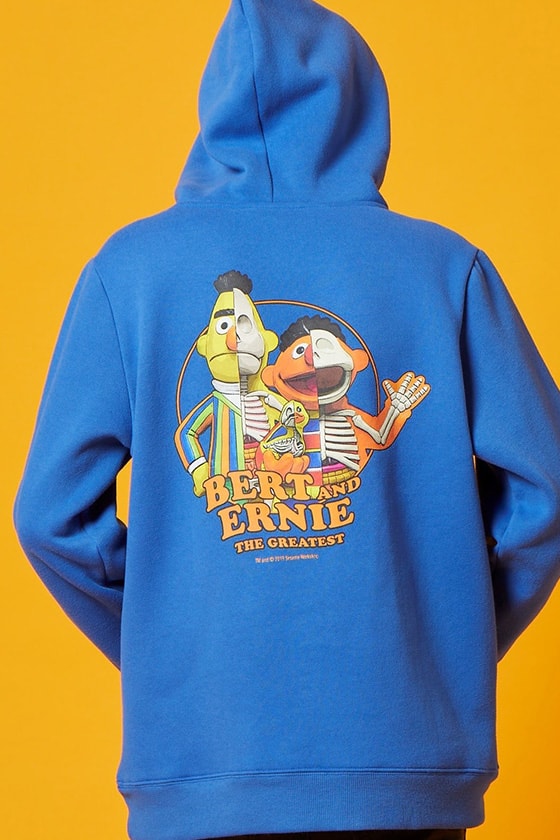 Champion x sesame st x jason freeny group hoodie clearance
