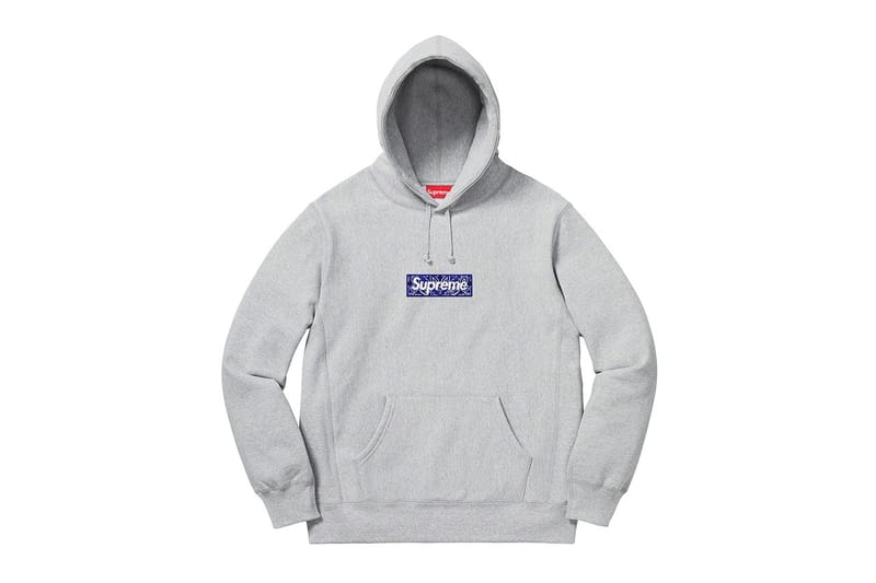 Supreme 2019 秋冬系列全新Bandana Box Logo 连帽卫衣正式发布| Hypebeast