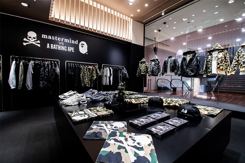 率先走进mastermind JAPAN x A BATHING APE® 伊势丹新宿期间限定