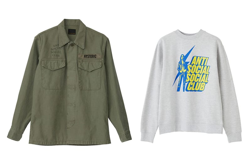 Hysteric Glamour x Anti Social Social Club 联名系列发售情报公开