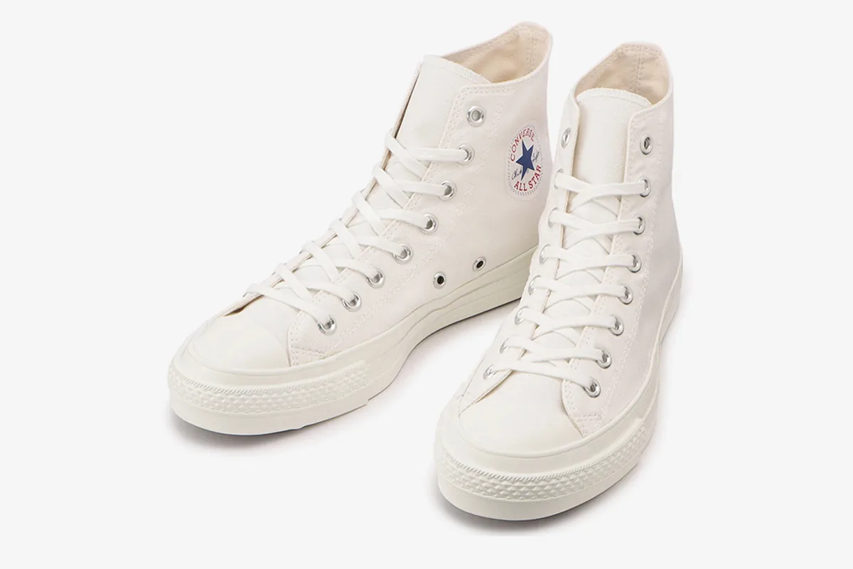 日本Converse 带来全新Made In Japan 纯白All Star 鞋款| Hypebeast