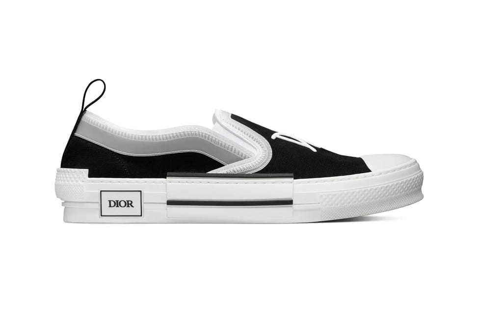 Dior 推出全新Shawn Stussy 手写字体B23 Slip-On 懒人鞋| Hypebeast