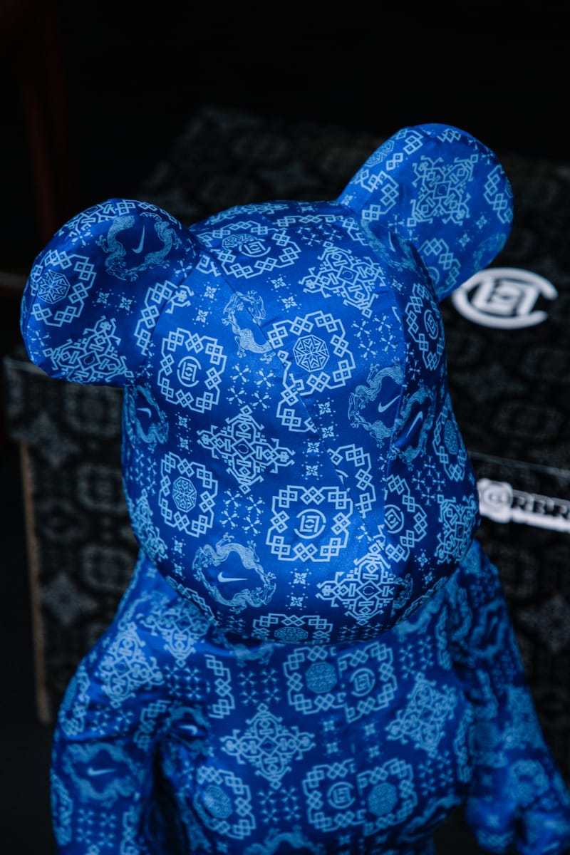 CLOT x Nike x Medicom Toy 三方联乘BE@RBRICK 1000% 发售情报